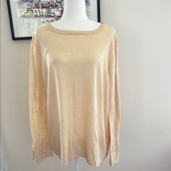 J. Crew Light Tan Women's Blouse - Picture 1 of 4